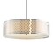 Cwi Lighting Mikayla 5 Light Drum Shade Chandelier With Satin Nickel Finish 5555P22SN - alternate 6